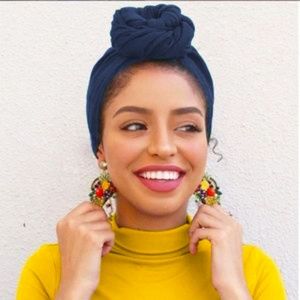 Blue Turban / Headwrap / Headscarf Women